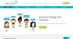 Desktop Screenshot of makeafuture.ca